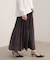 ワッシャーティアードスカート