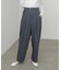 【Bab】【選べるサイズ展開】ツータックルーズベルト付スラックスパンツ