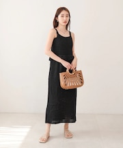 ｸﾛｼｪﾍﾟﾌﾟﾗﾑﾐｯｸｽ編みﾜﾝﾋﾟｰｽ