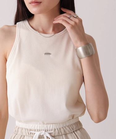 ﾛｺﾞﾌﾟﾚｰﾄ付ｱﾒｽﾘﾀﾝｸﾄｯﾌﾟ