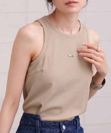 ﾛｺﾞﾌﾟﾚｰﾄ付ｱﾒｽﾘﾀﾝｸﾄｯﾌﾟ