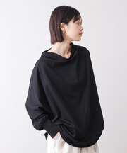 Ｗシルケットドルマンプルオーバー