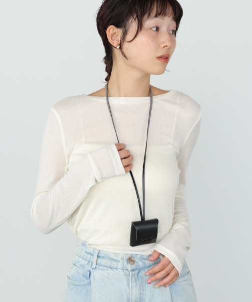 【Bab】ベーシックセミシアーカットソー