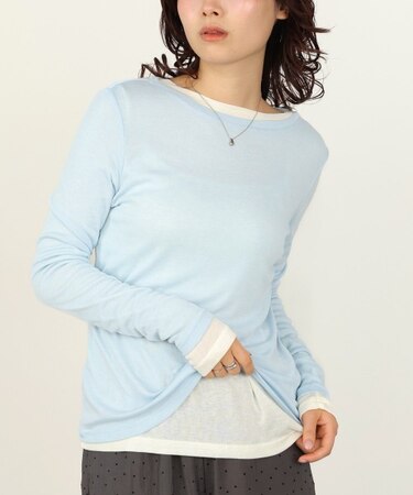 ベーシックセミシアーカットソー