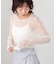 【Bab】メッシュレースプルオーバー