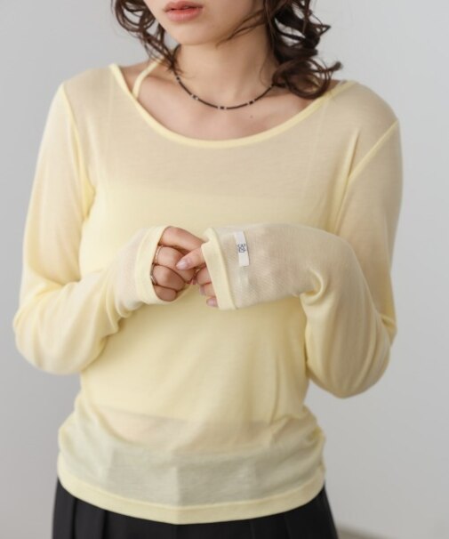【Bab】マルチWAYベーシックシアーカットソー