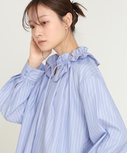 ギャザーフリルブラウス