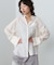 【Bab】コード刺しゅうワイドカフスオーバーシャツ