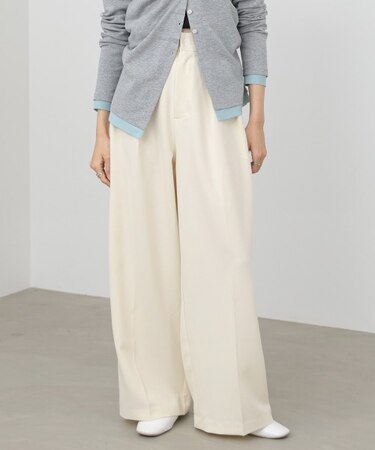 【Bab】【サイズ展開あり】ツータックワイドパンツ