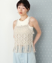 【Bab】マクラメベスト