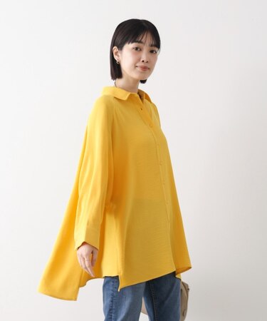 麻ライクＡラインチュニック