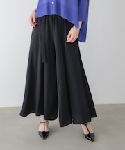 麻ライクポイントベルトパンツ