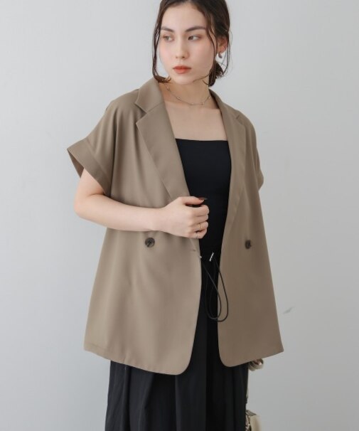 フレンチ袖ダブルテーラージャケット