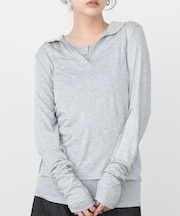 【Bab】スキッパーカットソー＋タンクSET