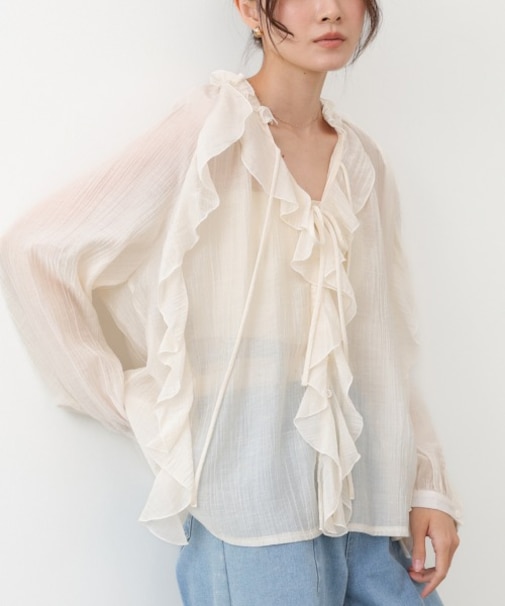 【Bab】フリルブラウス