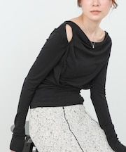 【Bab】カシュクールレイヤードトップス