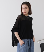 ＵＶサラサラ片畦BOXプルオーバー