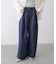 スレンダーベルトワイドパンツ