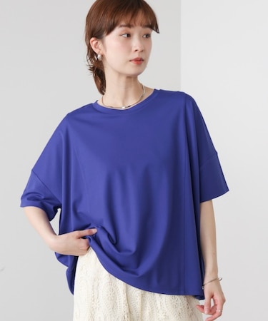 【UV/サラサラ/接触冷感】クリアクールワイドシルエットプルオーバー