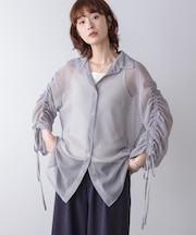 メッシュシャツチュニック