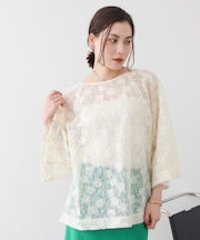 レースジャガードチュニック