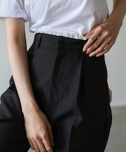 【サイズ展開あり】ウエストレースパンツ