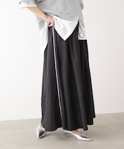 カラーフレアスカート