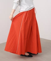 カラーフレアスカート