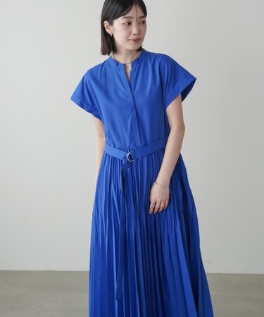 プリーツＡラインワンピース