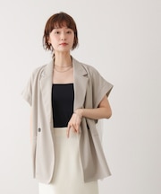 シフォン切替ジャケット