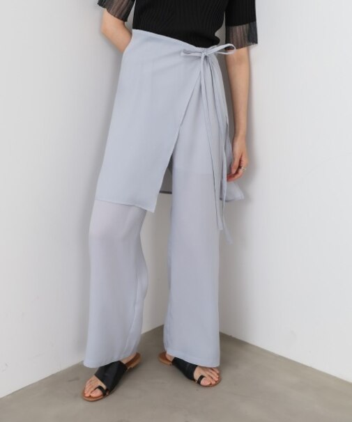スカート付きシアーパンツ