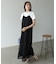 【Bab】【サイズ展開あり】フラワーレースキャミワンピース