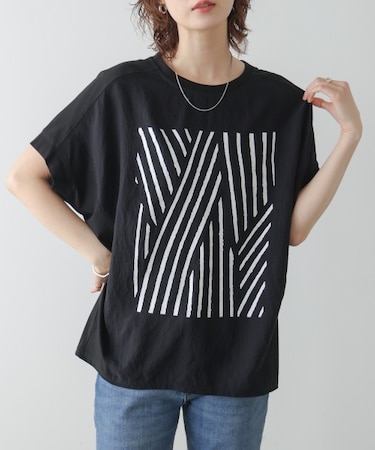 モノトーンゼブララインＴシャツ
