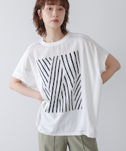 モノトーンゼブララインＴシャツ