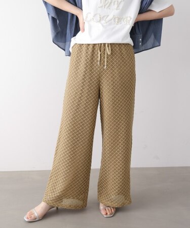 カラミメッシュパンツ