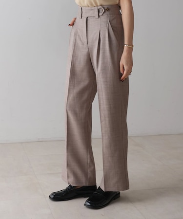 【CIEL'AIR】LINEN LIKE PANTS（ﾘﾈﾝﾗｲｸﾊﾟﾝﾂ）