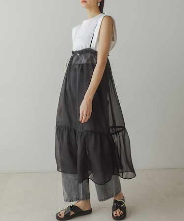 【CIEL'AIR】MULTIWAY SHEER CAMI DRESS(マルチウェイシアーキャミドレス)