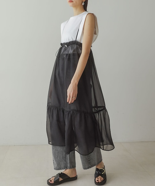 【CIEL'AIR】MULTIWAY SHEER CAMI DRESS(マルチウェイシアーキャミドレス)