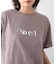 消耗加工綿天竺メタルロゴプリントTee