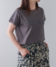 厚盛刺しゅうロゴTシャツ
