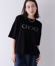 ビジューロゴTシャツ