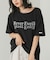 【Bab】ロゴプリント刺しゅうＴシャツ
