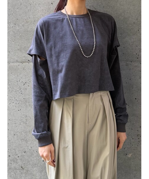 SPLIT COLOR FADE T-SHIRT(セパレートカラーフェードTシャツ)