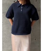 MESH POLO KNIT(メッシュポロニット)