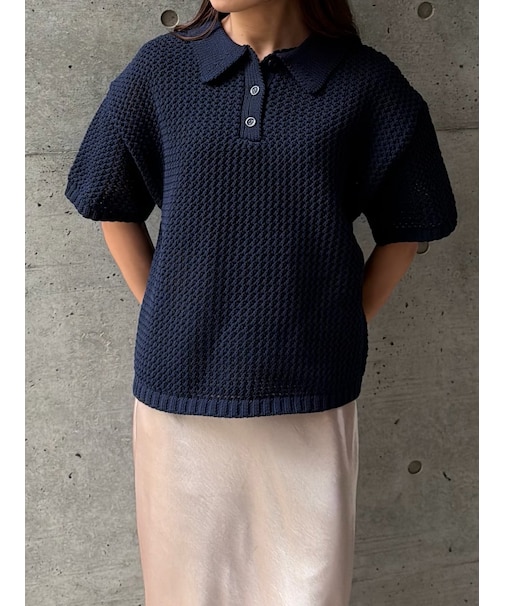 MESH POLO KNIT(メッシュポロニット)