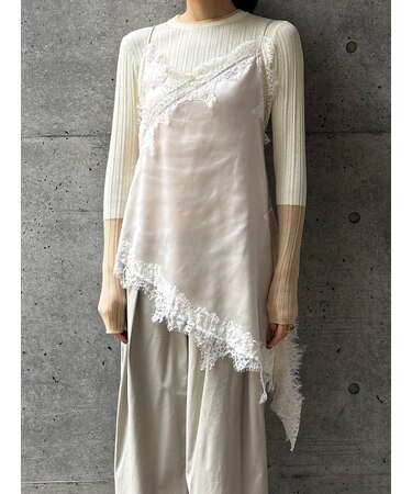 SATIN ASYMMETRIC CAMI(サテンアシンメトリーキャミ)