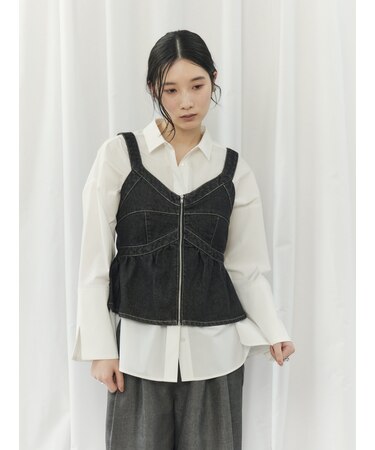 DENIM BUSTIER(デニムビスチェ)