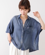 シアーデニムシャツ