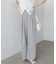 【Bab】【サイズ展開あり】ボリュームワイドタックパンツ