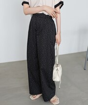 【Bab】【選べるサイズ展開】小花柄パンツ